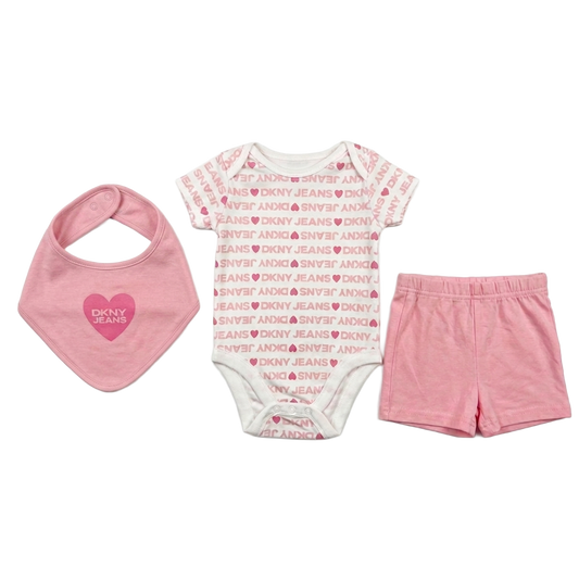 DKNY BABY GIRL OUTFIT SET 3-6 months