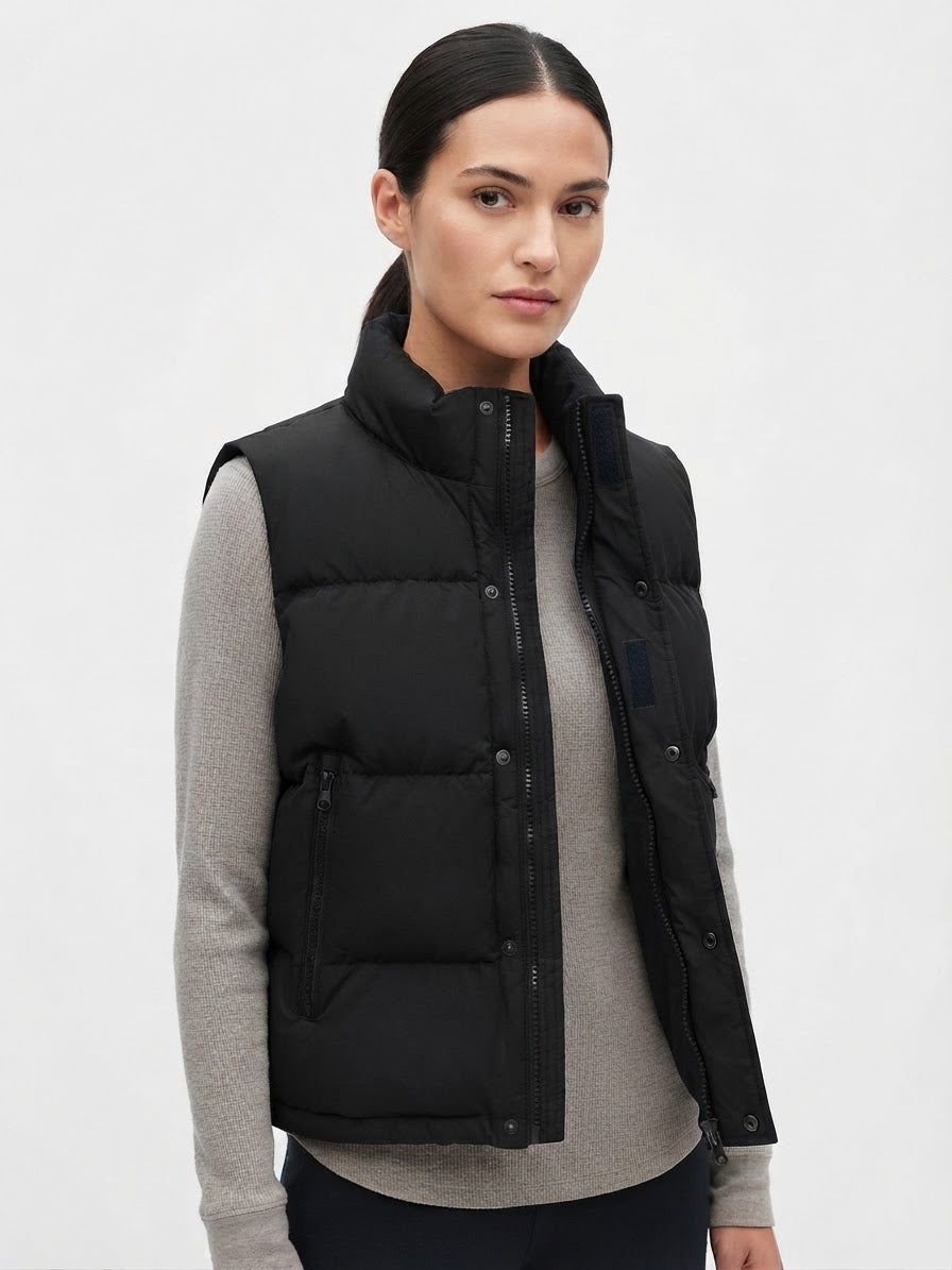 Fb sister women puff vest xs