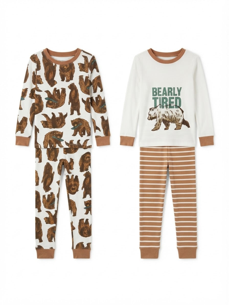 Carter's boys' 4-piece cotton pajama set 8 years