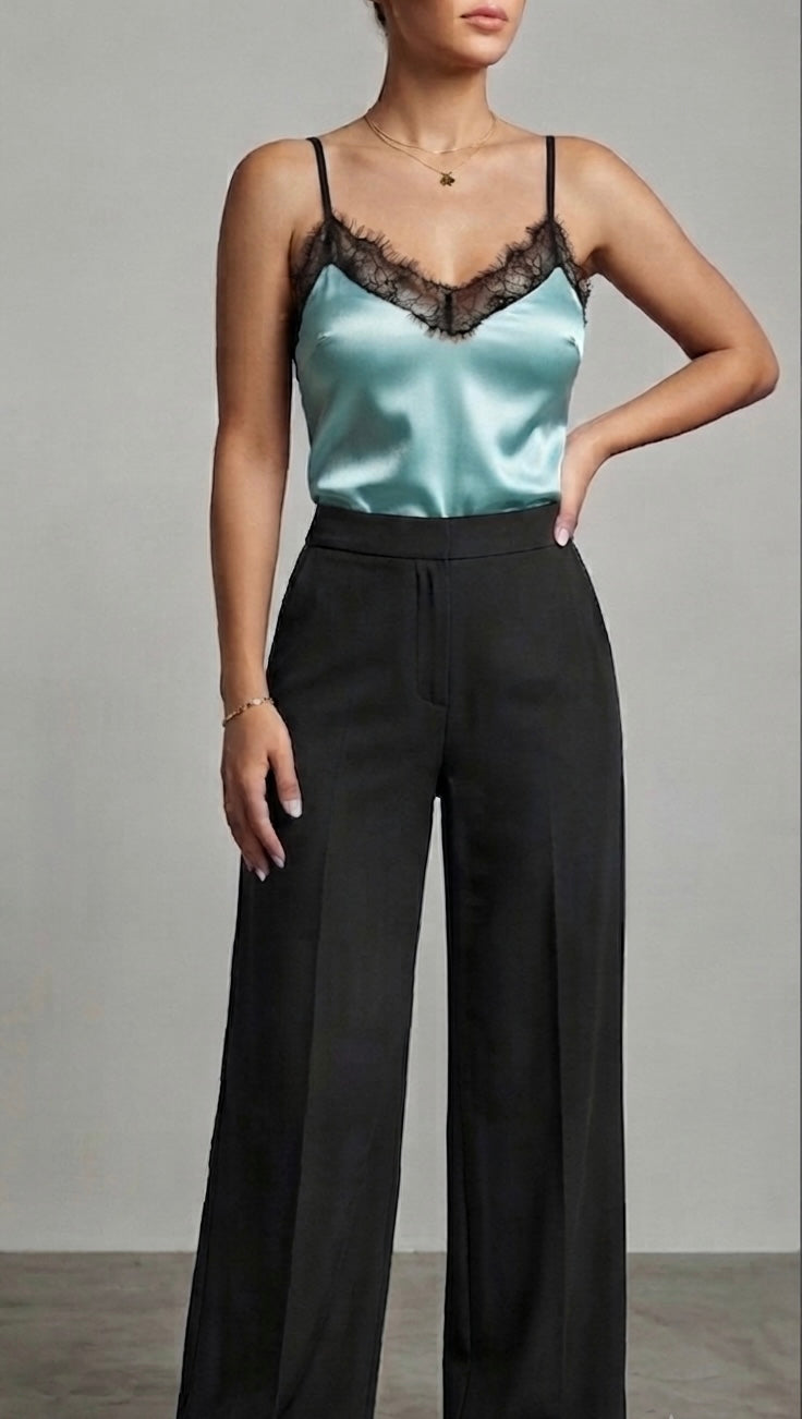 Pull&bear lace satin bodysuit #40211
