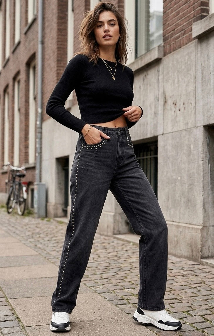 Stradivarius high waist denim jeans 38 M #50074