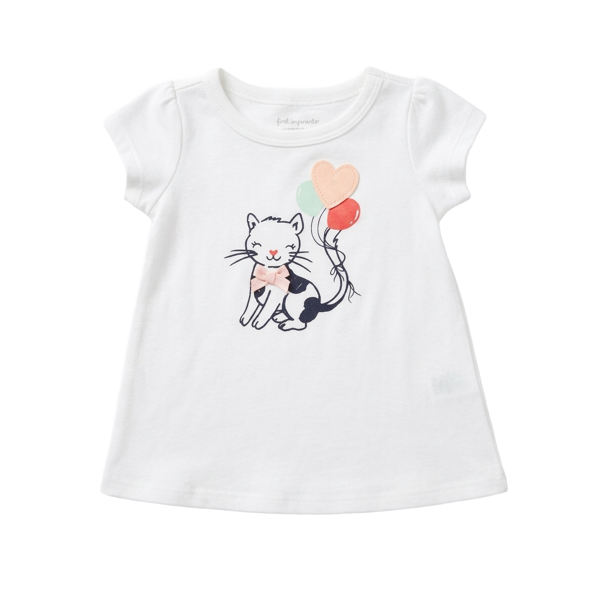 First impressions baby girl tshirt 3-6M #32064