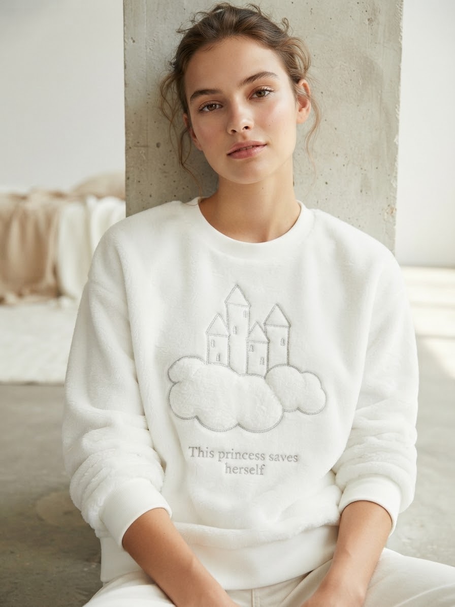 Oysho fleece sweatshirt