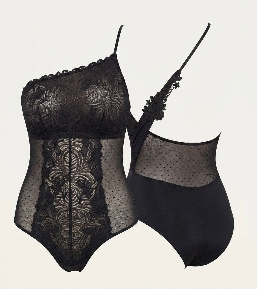 Oysho bodysuit lace&licra #80009