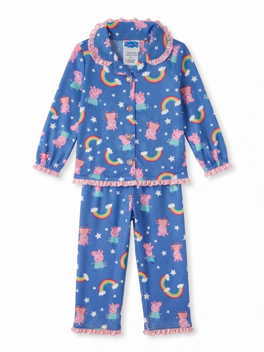 Peppa pig girl pajama flame resistant 2tyears