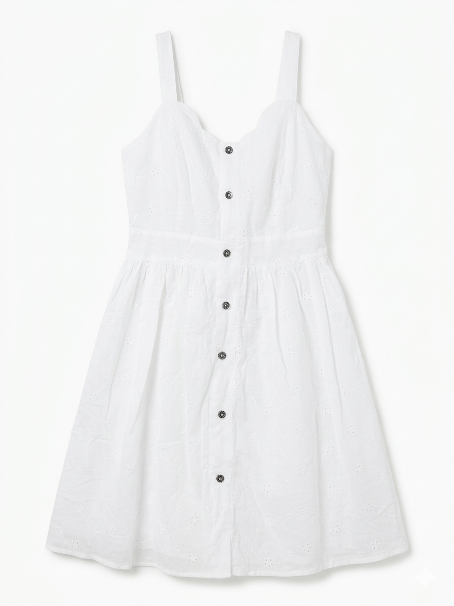 Speechles White Girl Dress 14Y#10007