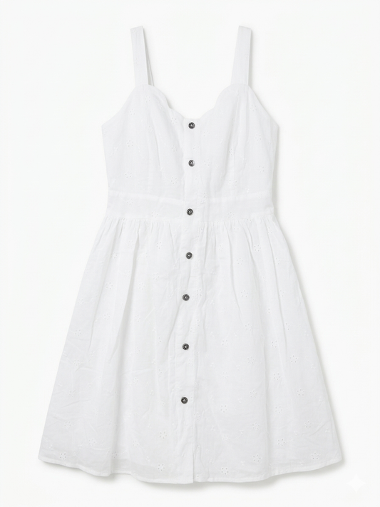 Speechles White Girl Dress 14Y#10007