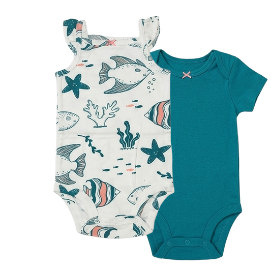Carter’s Baby Girl body 2pcs 6M #32027