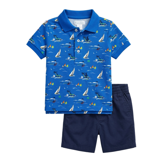 Ralph Lauren baby boy set 9M #32031