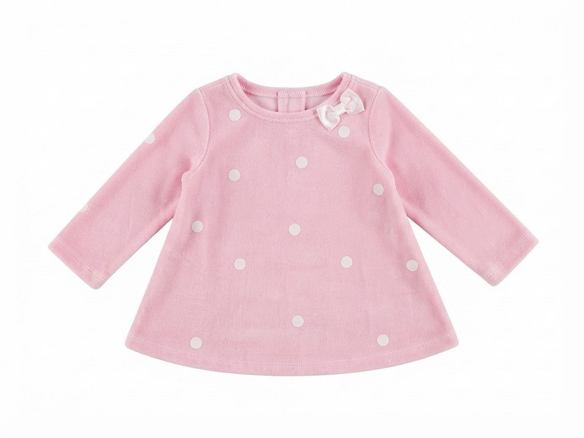 First impressions baby velour girl top 18m