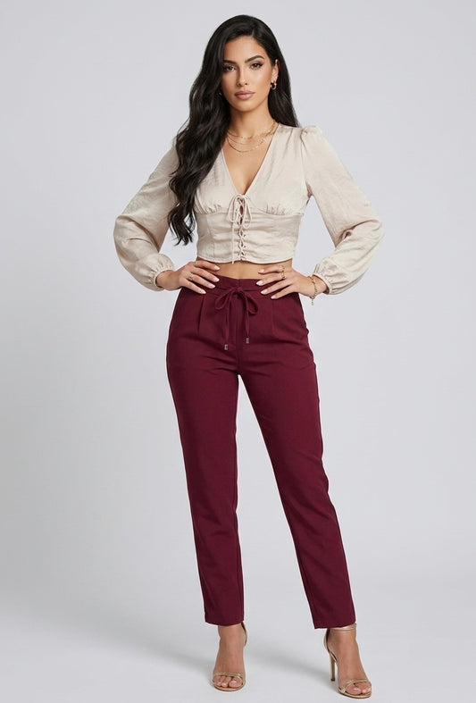 Stradivarius women satin top medium #40058