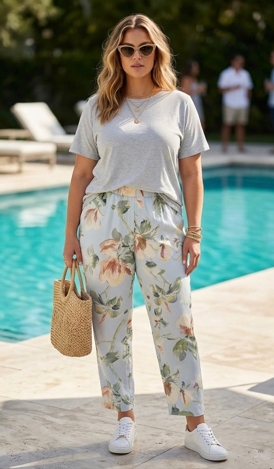 OYSHO LIGHT WEIGHT PANTS XL #50050