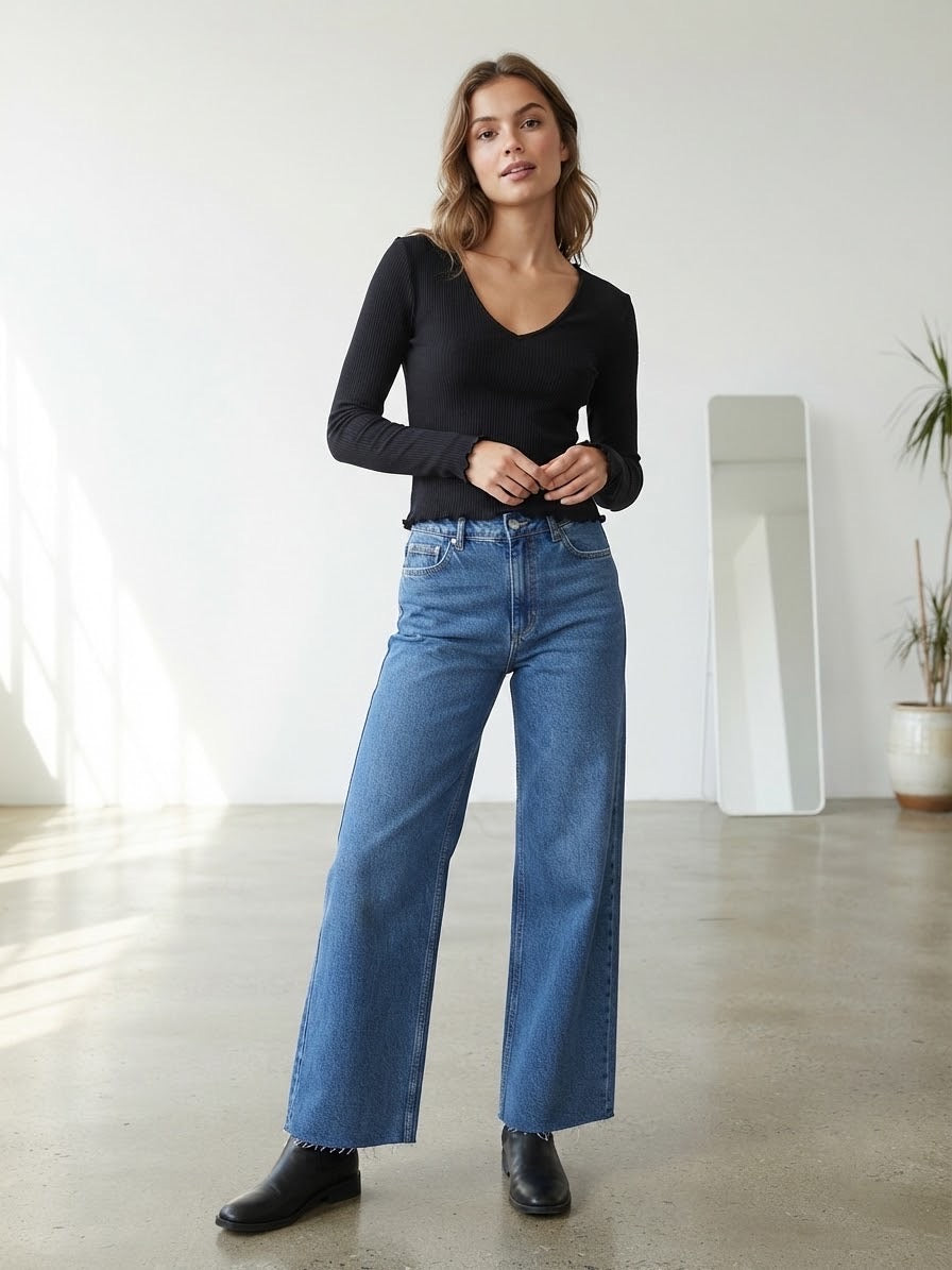 Bershka women knitwear top xs