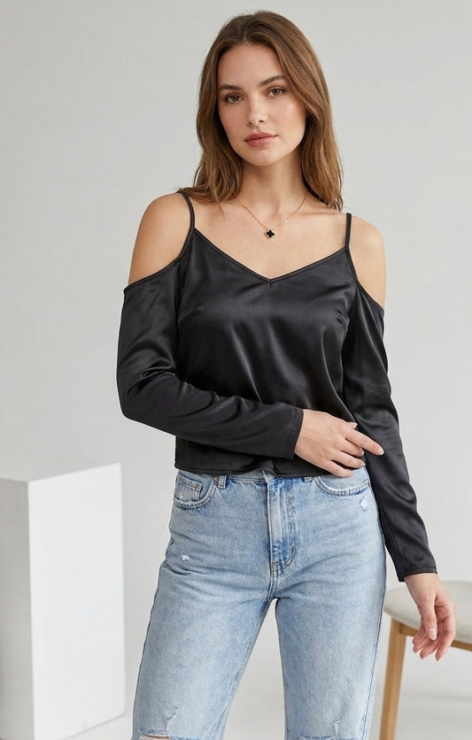 Bershka satin shirt small #40096