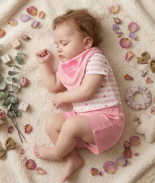 DKNY BABY GIRL OUTFIT SET 3-6 months