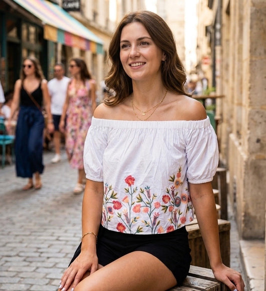Bershka embroidery flowers small #40105