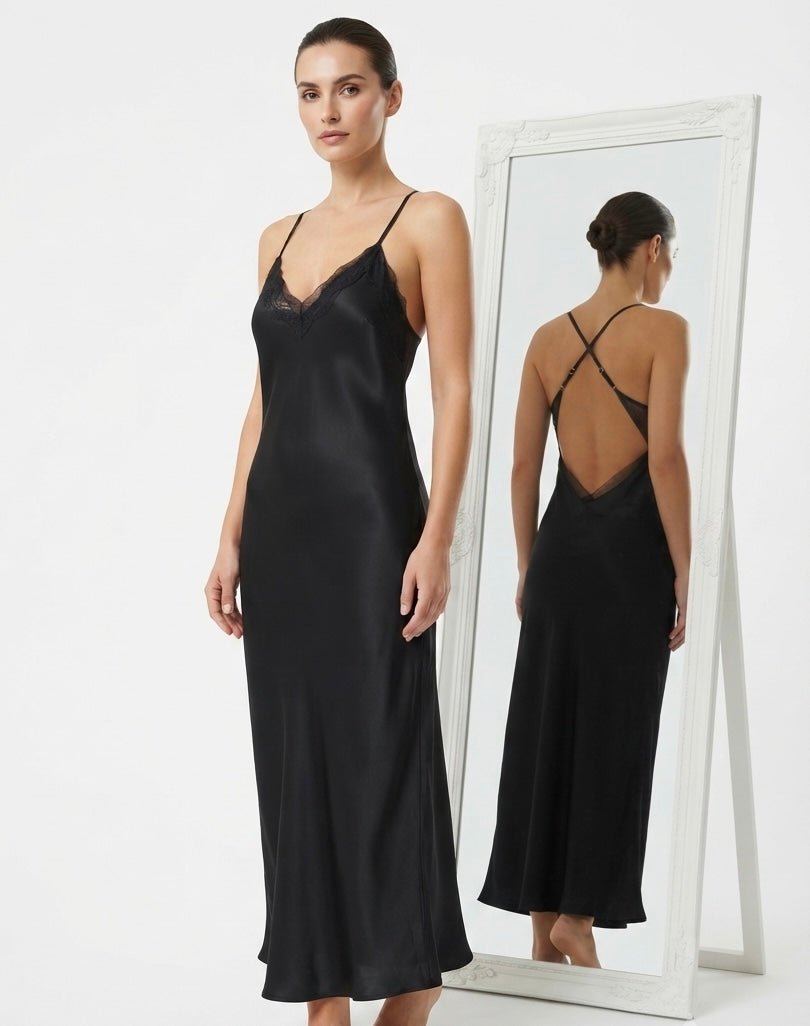 Oysho satin dress medium#80026