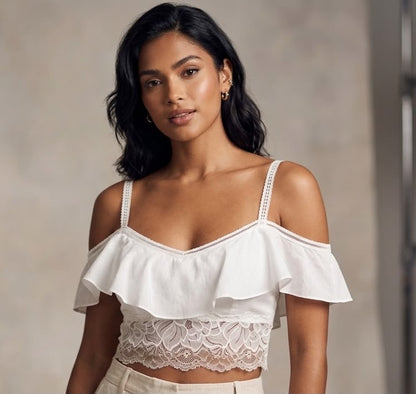 Oysho lace top#40286