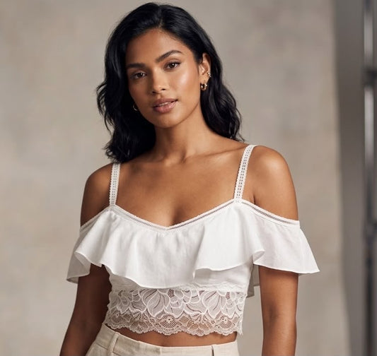 Oysho lace top#40286