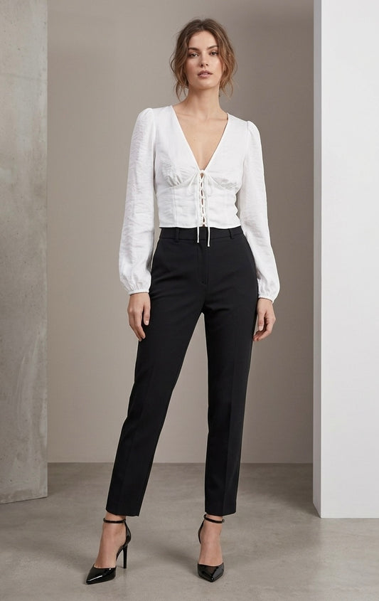 Stradivarius satin top medium#40077