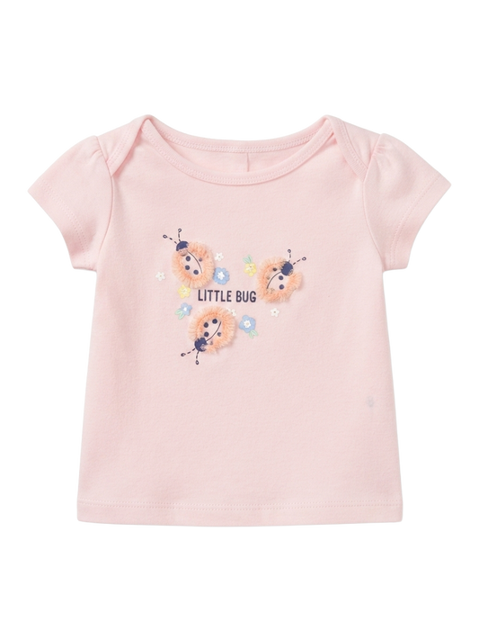 First impressions baby girl top 3-6m