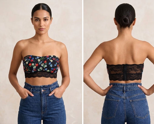 Bershka women lace Top medium #40046