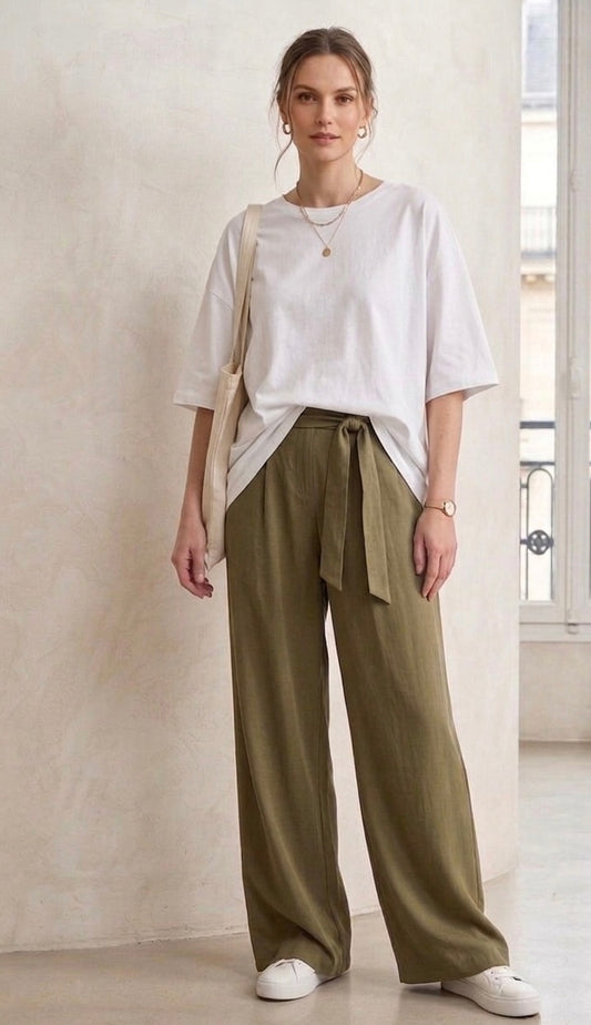 Stradivarius wide-leg pant small #50034