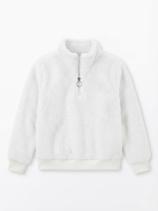 Ideology girl fux fur sweatshirt