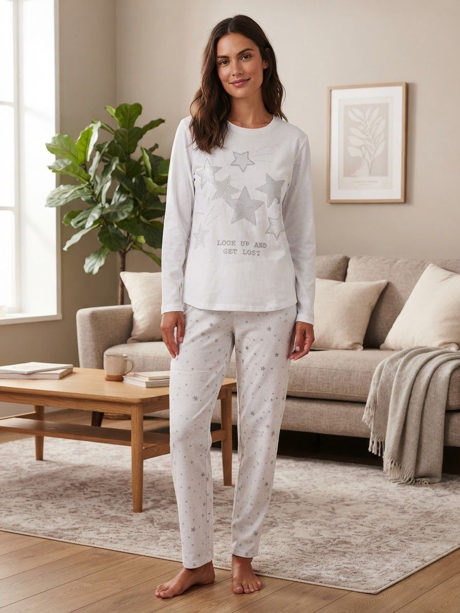 Oysho fleece pajama set medium